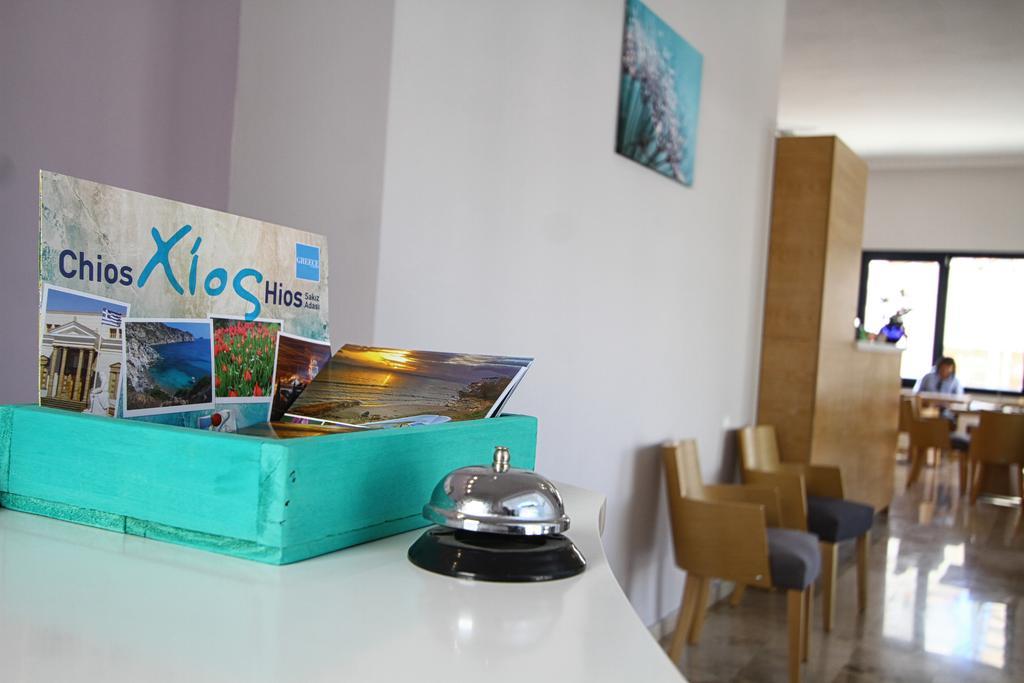 Ilioxenia Chios Studios & Apartments Paralia Agias Foteinis المظهر الخارجي الصورة
